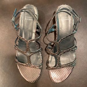 Stuart Weitzman copper/bronze size 10 shoes